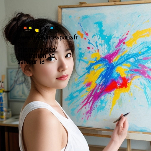 Pao internet vidéo illustration 3d serveur intelligence générative freelance paris studio de création OE2LCG40